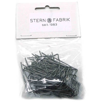 Stern Fabrik steekkrammen - 50x st - 35 mm - patentkrammen/klemmetjes - Kerststukjes