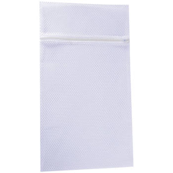 MSV Waszak voor kwetsbare kleding wasgoed/waszak - wit - XL size - 60 x 90 cm - Waszakken