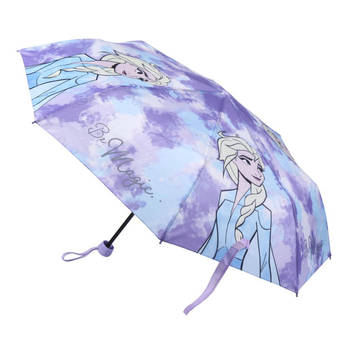 Disney Frozen paraplu - paars/blauw - D92 cm - voor kinderen - Paraplu's
