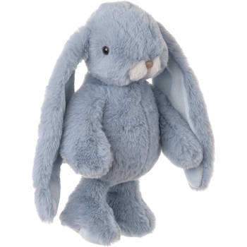 Bukowski pluche konijn knuffeldier - lichtblauw - staand - 30 cm - Knuffel huisdieren