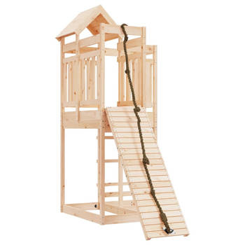The Living Store Houten speelhuis - Massief grenenhout - Multi-activiteitencentra - Veilig ontwerp - Eindeloos plezier