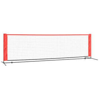 The Living Store Tennisnet - 300 x 100 x 87 cm - Duurzaam polyester - Stalen frame - Draagtas inbegrepen