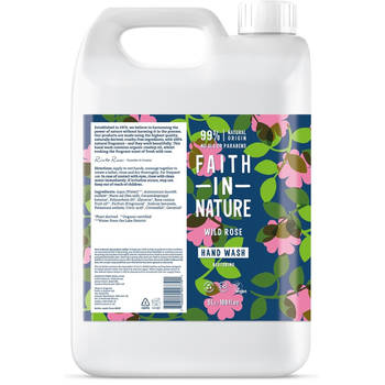 Faith In Nature Wildrose Handwash 5LT