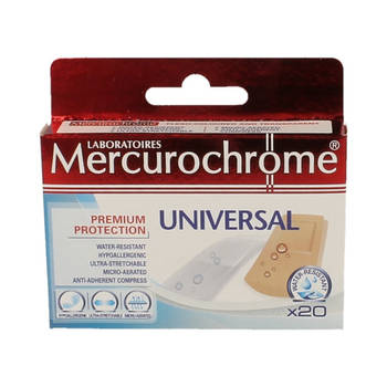Mercurochrome Pleisters Universal 20st