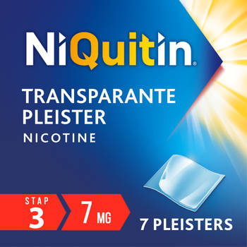 Niquitin Clear Pleisters 7mg Stap 3