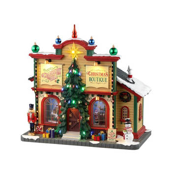 Lemax - 'Cranberry Hill Christmas Boutique' - Verlicht gebouw - Exclusief adapter (werkt ook op batterijen)