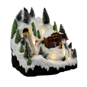 Fééric Lights and Christmas - Verlicht kerstdorp "De skipiste" met animatie