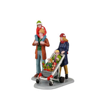 Lemax - 'Family Holiday Shopping Spree' - Figuur