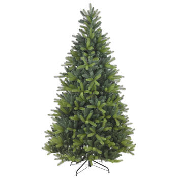 Frasier kunstkerstboom - 150 cm - groen - Ø 99 cm - 863 tips - metalen voet