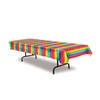 Gestreept Tie Dye tafelkleed - 275 x 135 cm - Hippie Sixties - Feesttafelkleden