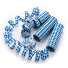 3x Rollen brandvertragende serpetines blauw/wit Bayern - Serpentines