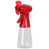 Urban Living Draagbare ventilator/waterverstuiver - rood - 350 ml - Handventilatoren