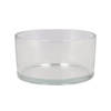 DK Design Schaal/vaas laag model - cilinder vorm - D19 x H8 cm -i¿½ transparant glasi¿½ - Vazen