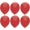 Ballonnen verjaardag/thema feest - 300x stuks - rood - 29 cm - Ballonnen