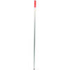 Universeel bruikbare Bezem/vloertrekker/mop steel aluminium - wit/rood - 145 cm - Bezemstelen