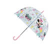 Disney Minnie Mouse paraplu - voor kinderen - licht roze/blauw - D61 cm - Paraplu's