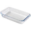 Chef Traiteur Ovenschaal van borosilicaat glas - rechthoek - 1 Liter - 26 x 15 x 5 cm - Ovenschalen