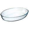 Ovenschaal ovaal - Transparant - Geglazuurd glas - 35 x 25 x 6 cm - Ovenschalen