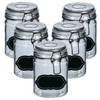 Weckpot/inmaakpot - 10x - 250 ml - glas - met beugelsluiting - incl. etiketten - Weckpotten