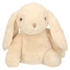 Bukowski pluche konijn knuffeldier - creme wit - staand - 25 cm - Knuffel huisdieren