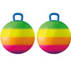 Summer Play Skippybal - 2x - regenboog - 50 cm - buitenspeelgoed voor kinderen - Skippyballen