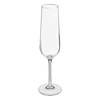 Secret de Gourmet Champagneglazen set Lena - doosje 6x stuks - chique transparant glas - 20 CL - Champagneglazen