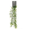Louis Maes kunstplant blaadjes slinger Klimop/hedera - groen/wit - 181 cm - Kunstplanten