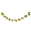 Chaks Zonnebloemen slinger - kunstbloem - geel - 220 cm - Kunstplanten