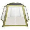 The Living Store Zwembadtent Partytent - 500 x 433 x 250 cm - Groen - UV- en waterbestendig