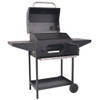 The Living Store Barbecue - Roker - 127x64x125 cm - Zwart