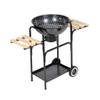 The Living Store Louisiana Kogel Barbecue - 44cm - Houtskool - Regelbare luchttoevoer - Verwijderbare as-pan