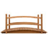 The Living Store Houten Brug - 140 cm - Massief vurenhout