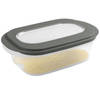 Sunware - kaas Vershouddoos met tray transparant zwart - 26,5 x 17,2 x 8 cm