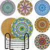 Loti Living Onderzetters met Houder – 6 stuks – Mandala Design