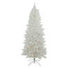 Funky White kunstkerstboom - 213 cm - wit - Ø 102 cm - 400 ledlampjes - besneeuwd - metalen voet