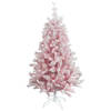 Teddy Pink kunstkerstboom - 150 cm - roze - Ø 86 cm - 422 tips - metalen voet