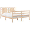 vidaXL Bedframe massief grenenhout 150x200 cm