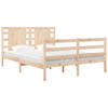 vidaXL Bedframe massief grenenhout 120x190 cm