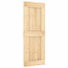 The Living Store Schuifdeur Massief Grenenhout - 80x3.6x210 cm - Ruimtebesparend