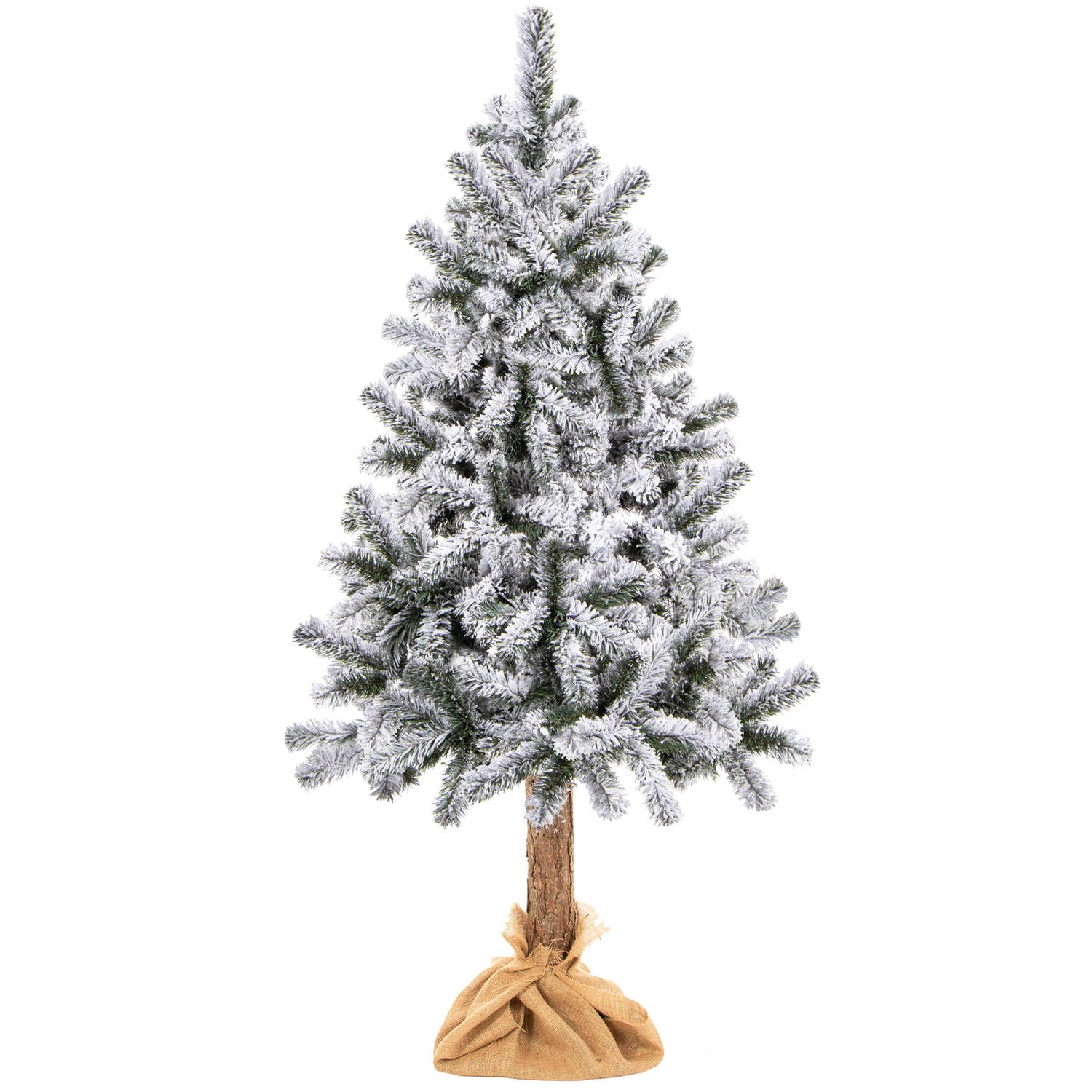 Springos Kunstkerstboom | Snowy Pine Op Stam | 180 cm | Zonder Verlichting
