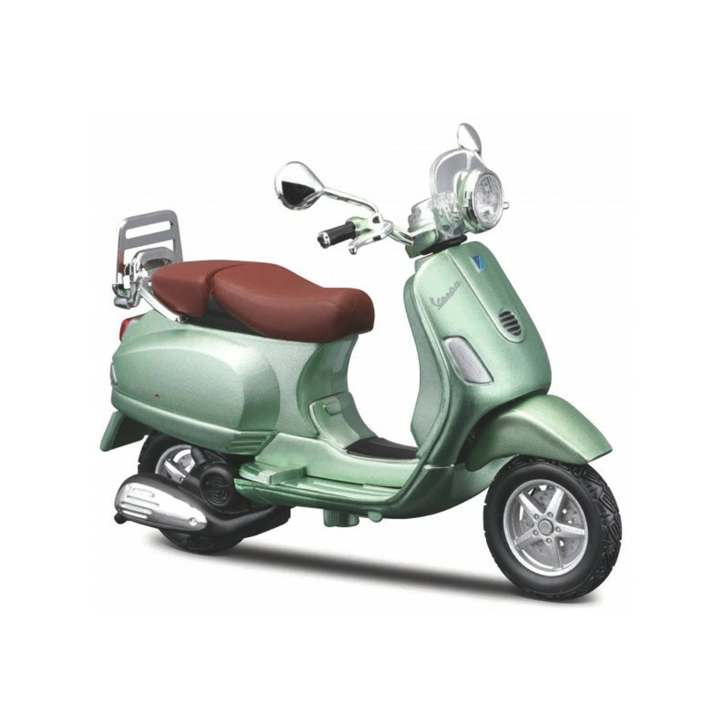 Maisto schaalmodel scooter Vespa LXV groen schaal 1:18 Speelgoed motors