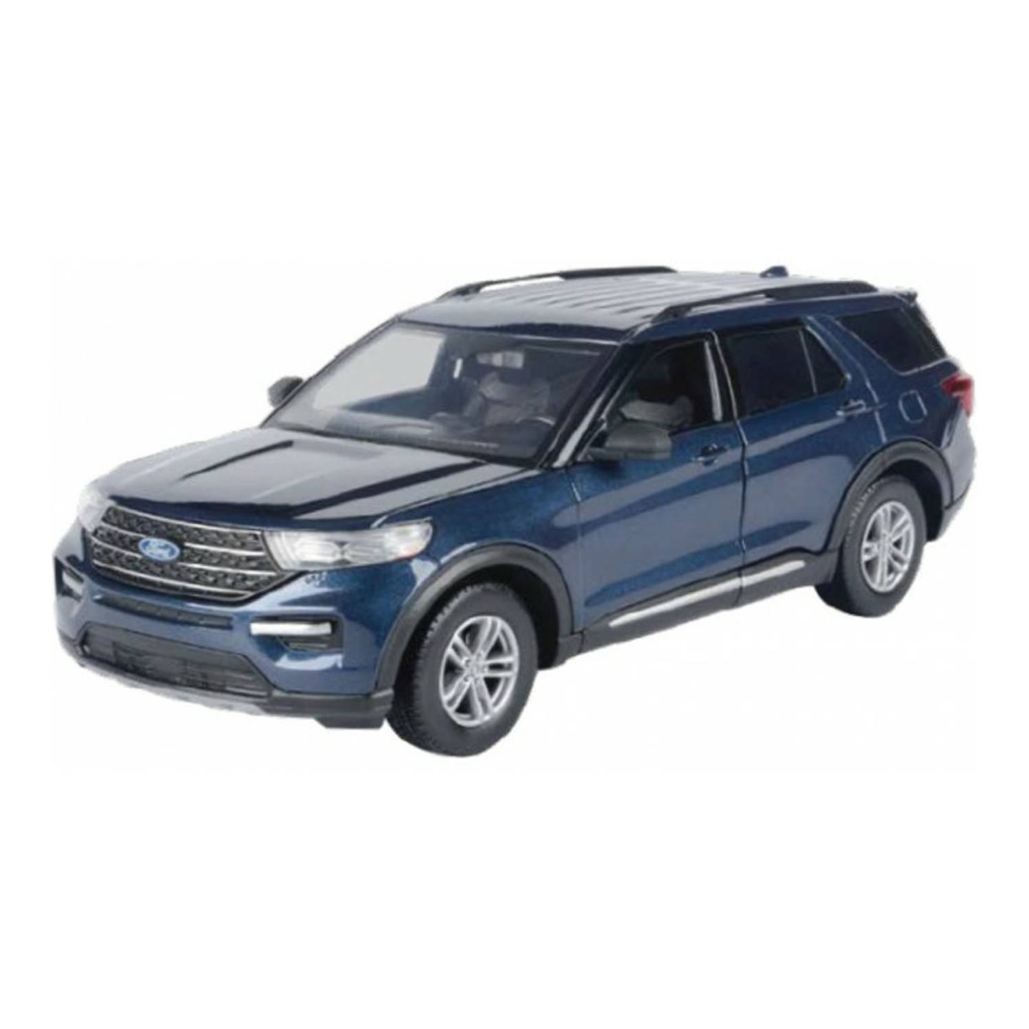 Maisto modelauto/speelgoedauto Ford Explorer XLT - blauw - schaal 1:24/21 x 8 x 7 cm