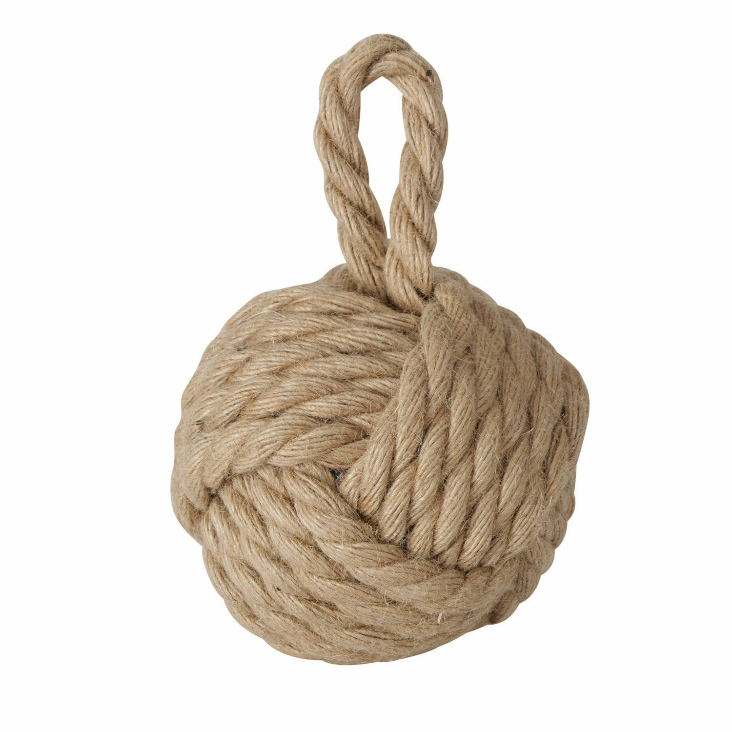 Boltze deurstopper 1.5 kilo bruin jute 23 x 15 cm Deurstoppers