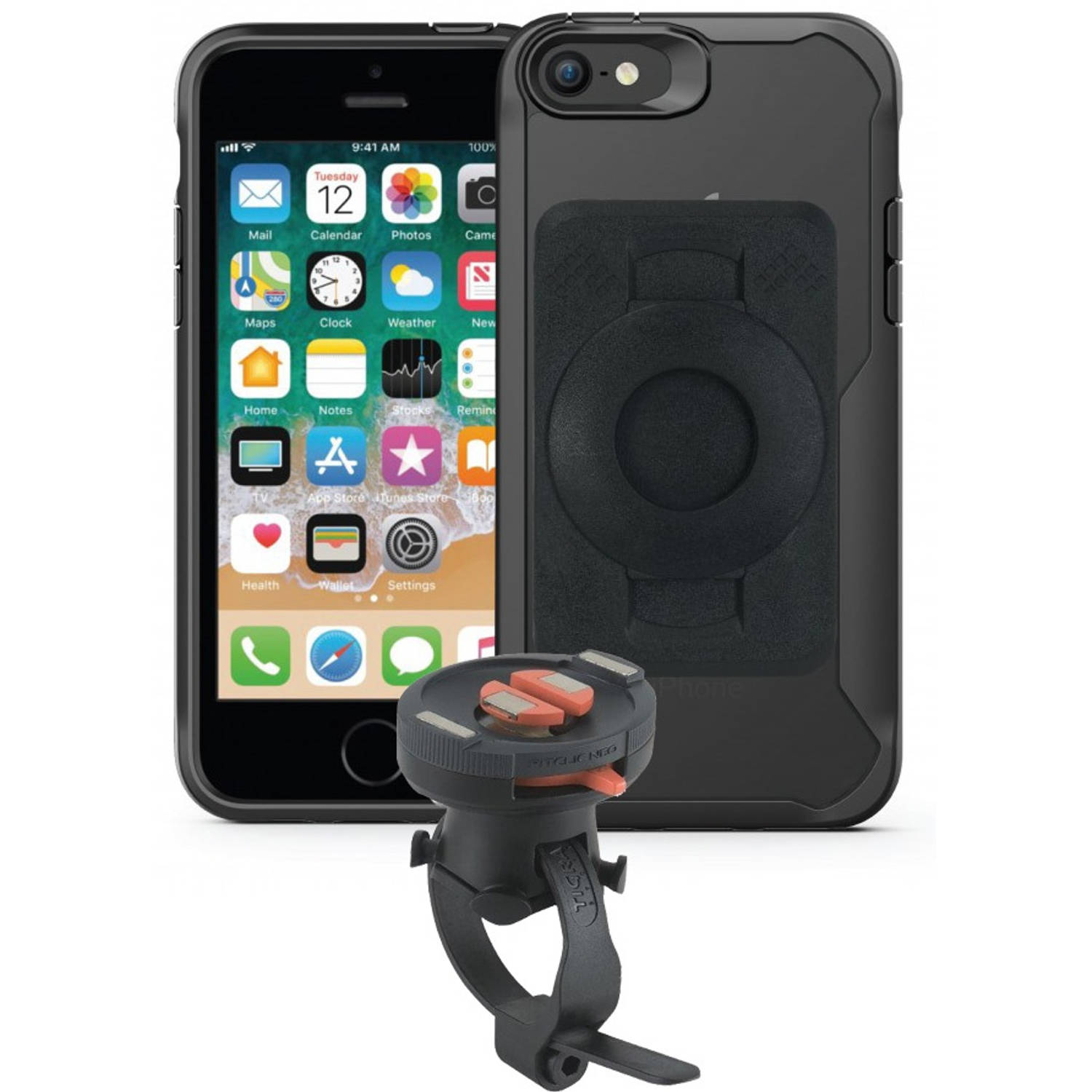 Tigra Sport telefoonhouder met hoes FitClic Neo Lite iPhone 5-5S-5E