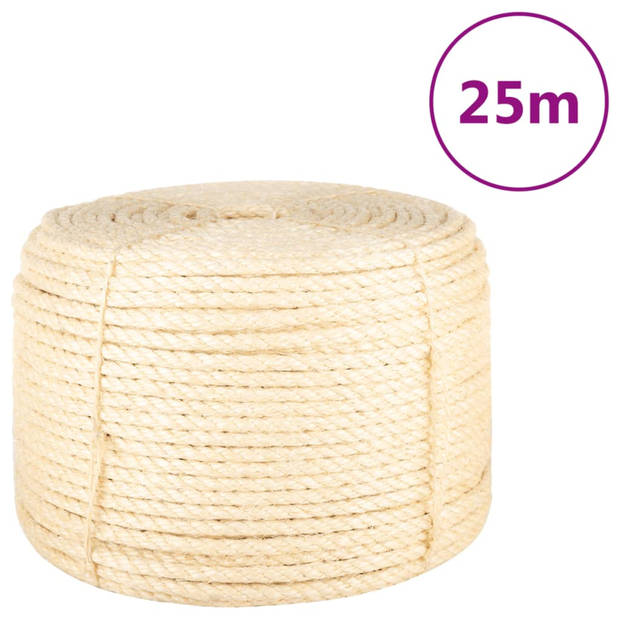 vidaXL Touw 12 mm 25 m 100% sisal