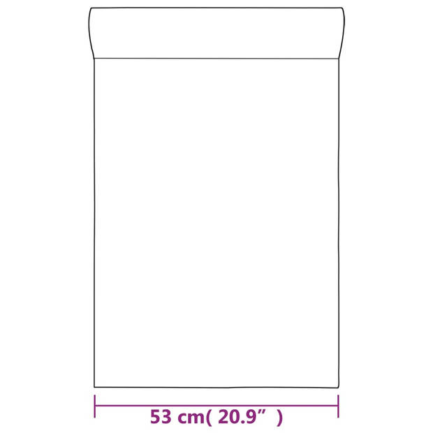 vidaXL Vliesbehang 3D strepenpatroon 10x0,53 m grijs