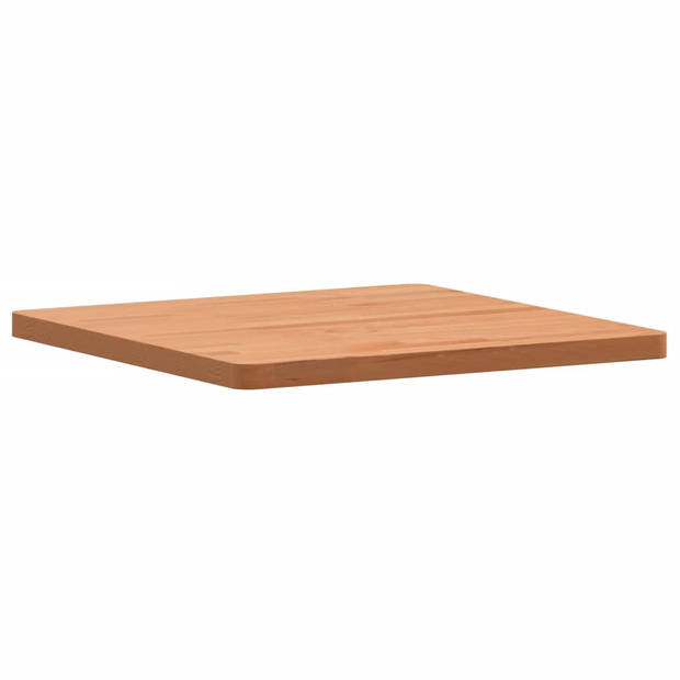 vidaXL Tafelblad vierkant 50x50x2,5 cm massief beukenhout