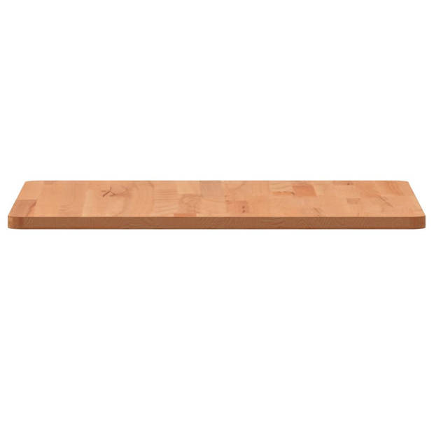 vidaXL Tafelblad vierkant 50x50x1,5 cm massief beukenhout