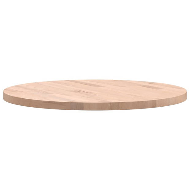 vidaXL Tafelblad rond Ø60x2,5 cm massief beukenhout