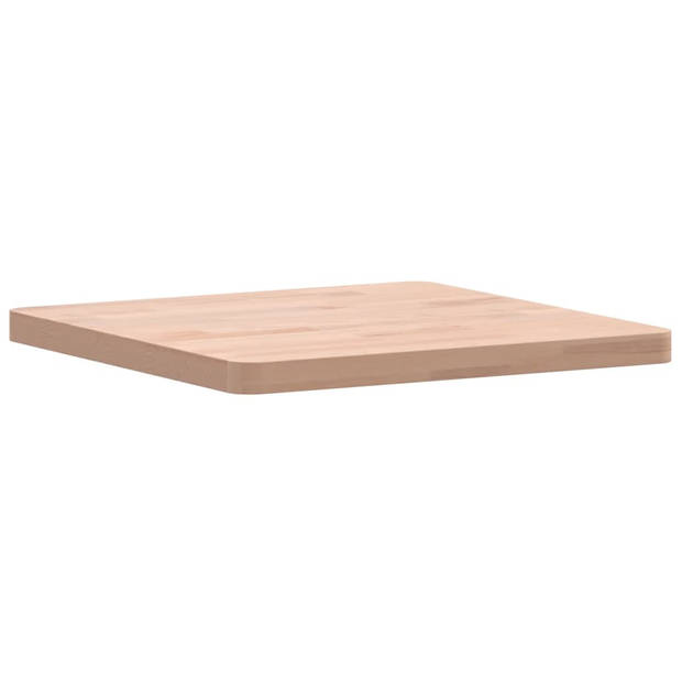 vidaXL Tafelblad vierkant 40x40x2,5 cm massief beukenhout